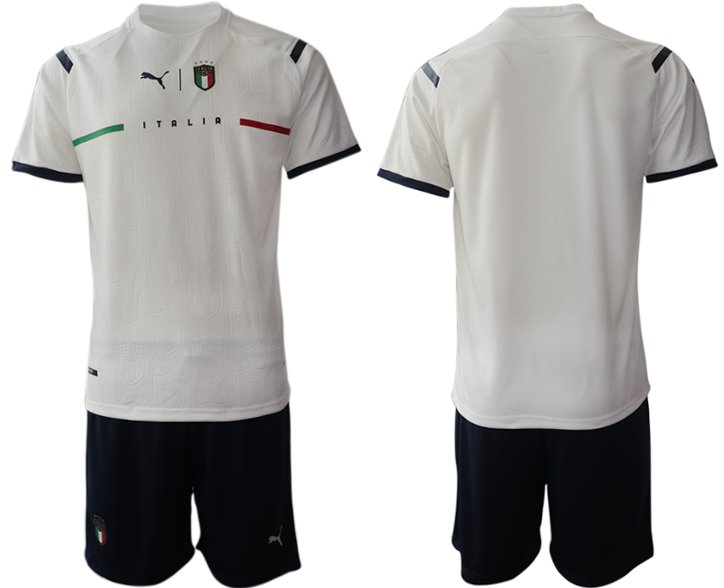 Men's Italy National Team Custom Away Soccer Jersey Suit